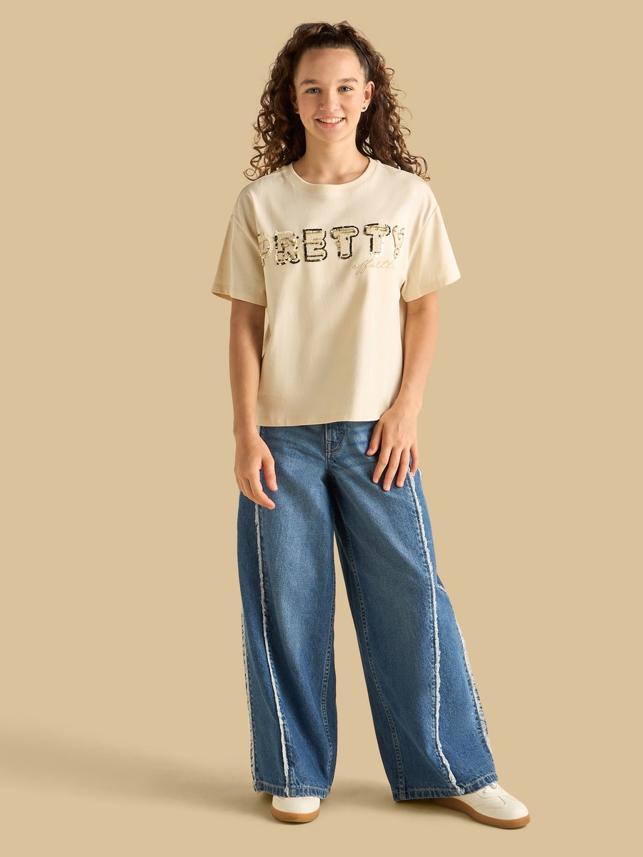 Sequin Embellished T-Shirt