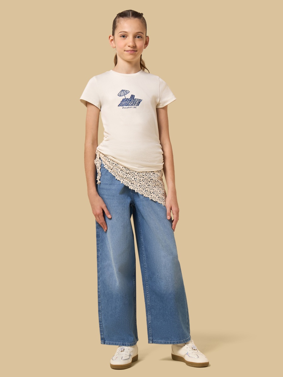 Embroidered Short Sleeves T-Shirt