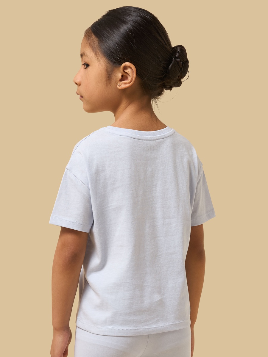 London Varsity Print Cotton Boxy T-Shirt