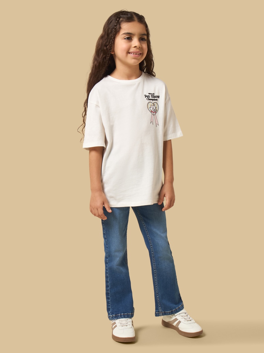 Marie Print Cotton T-Shirt