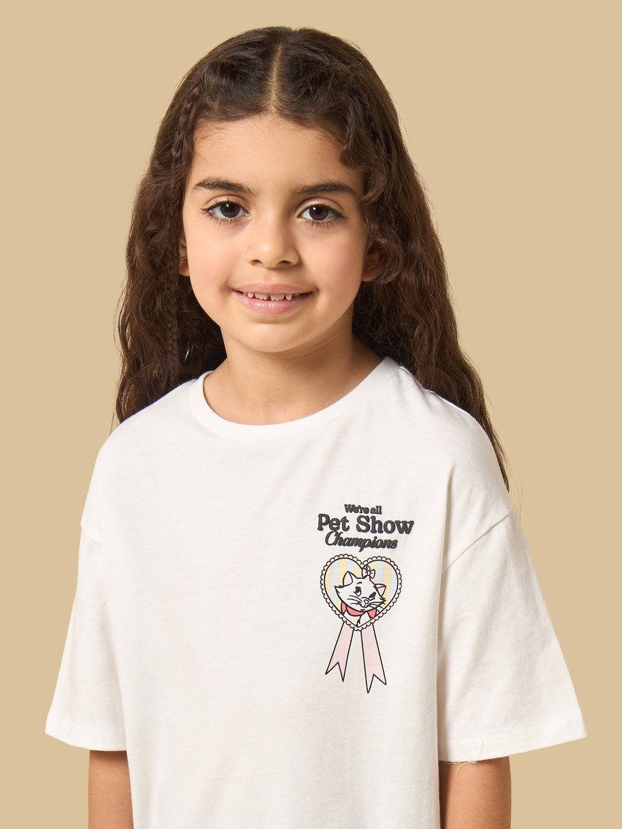 Marie Print Cotton T-Shirt