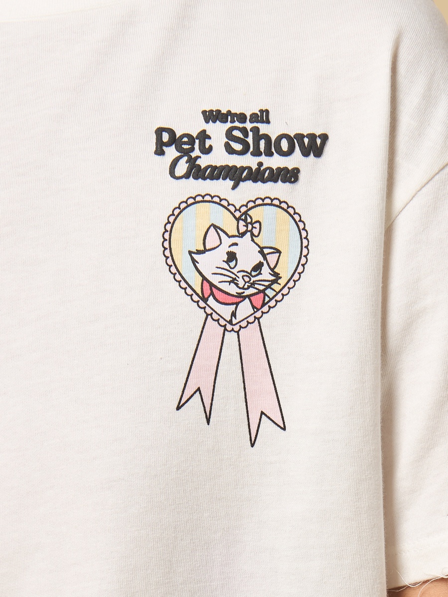 Marie Print Cotton T-Shirt