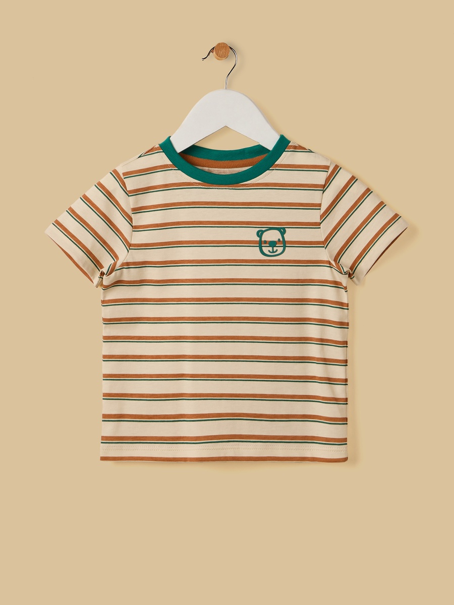 Striped Cotton T-Shirt