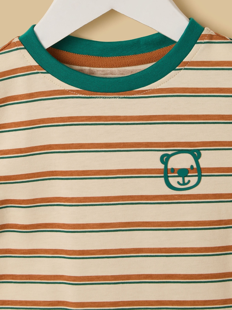Striped Cotton T-Shirt