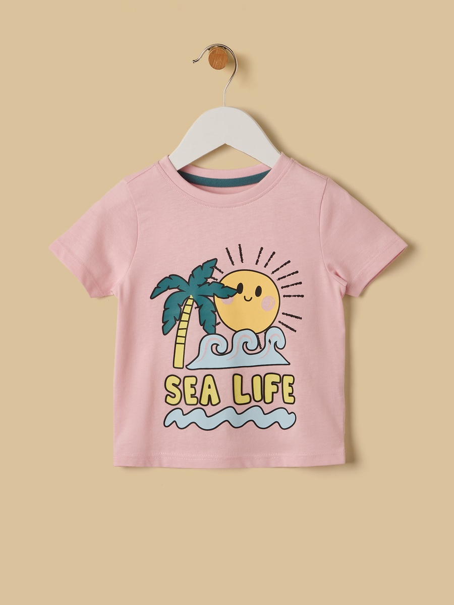 Graphic Print Cotton T-Shirt