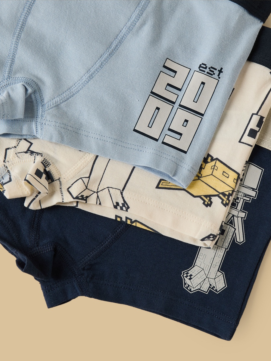 Pack of 3 - Minecraft Print Trunks