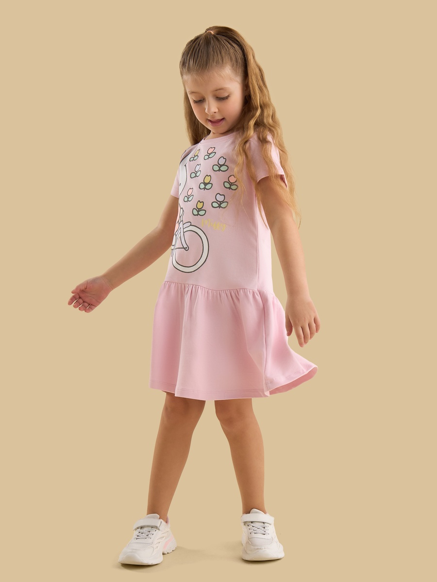 Miffy Print Drop Waist Dress