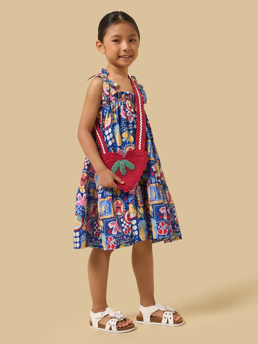 All-Over Print Sleeveless Dress