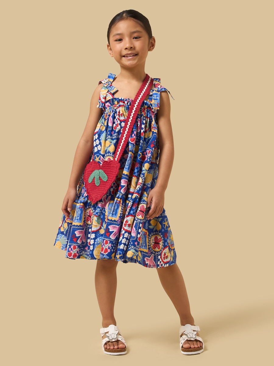 All-Over Print Sleeveless Dress