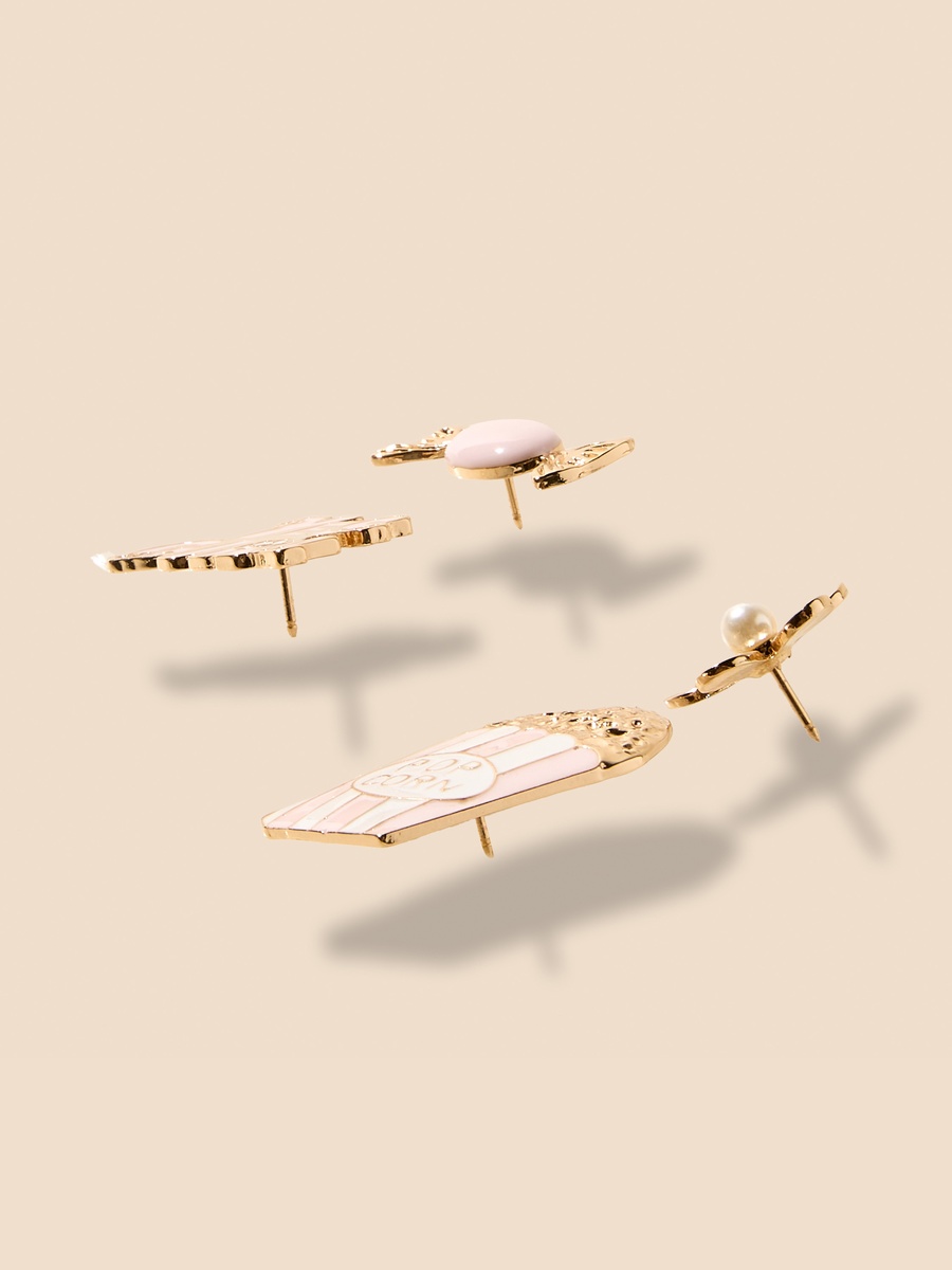 Pack of 4 - Embellished Brooch