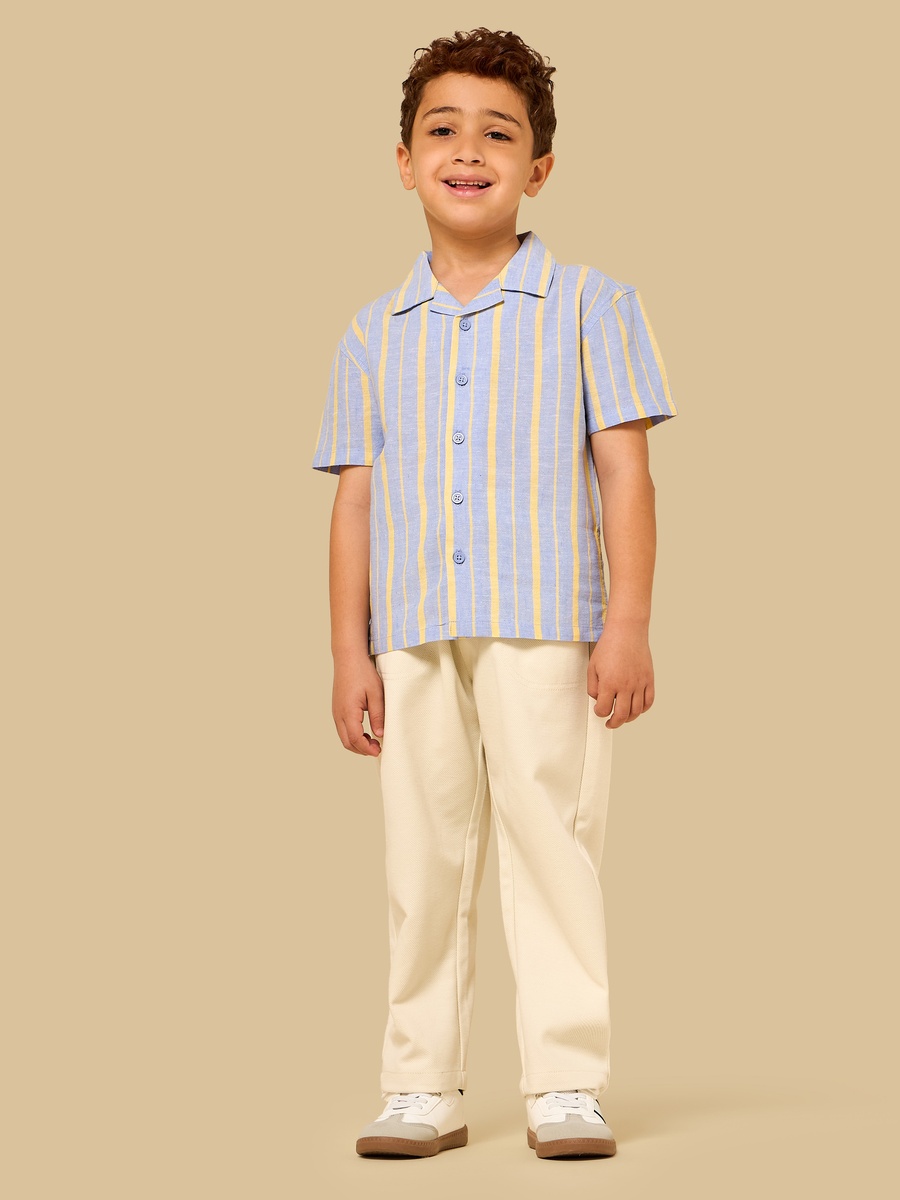Twill Half Elasticated Pants