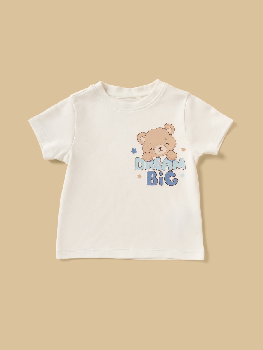 Pack of 2 - Teddy Bear Print Cotton Pyjama Set