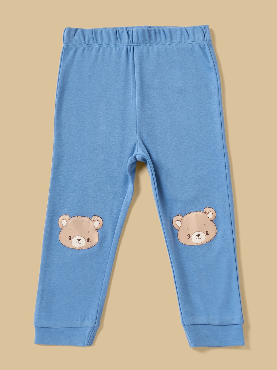 Pack of 2 - Teddy Bear Print Cotton Pyjama Set