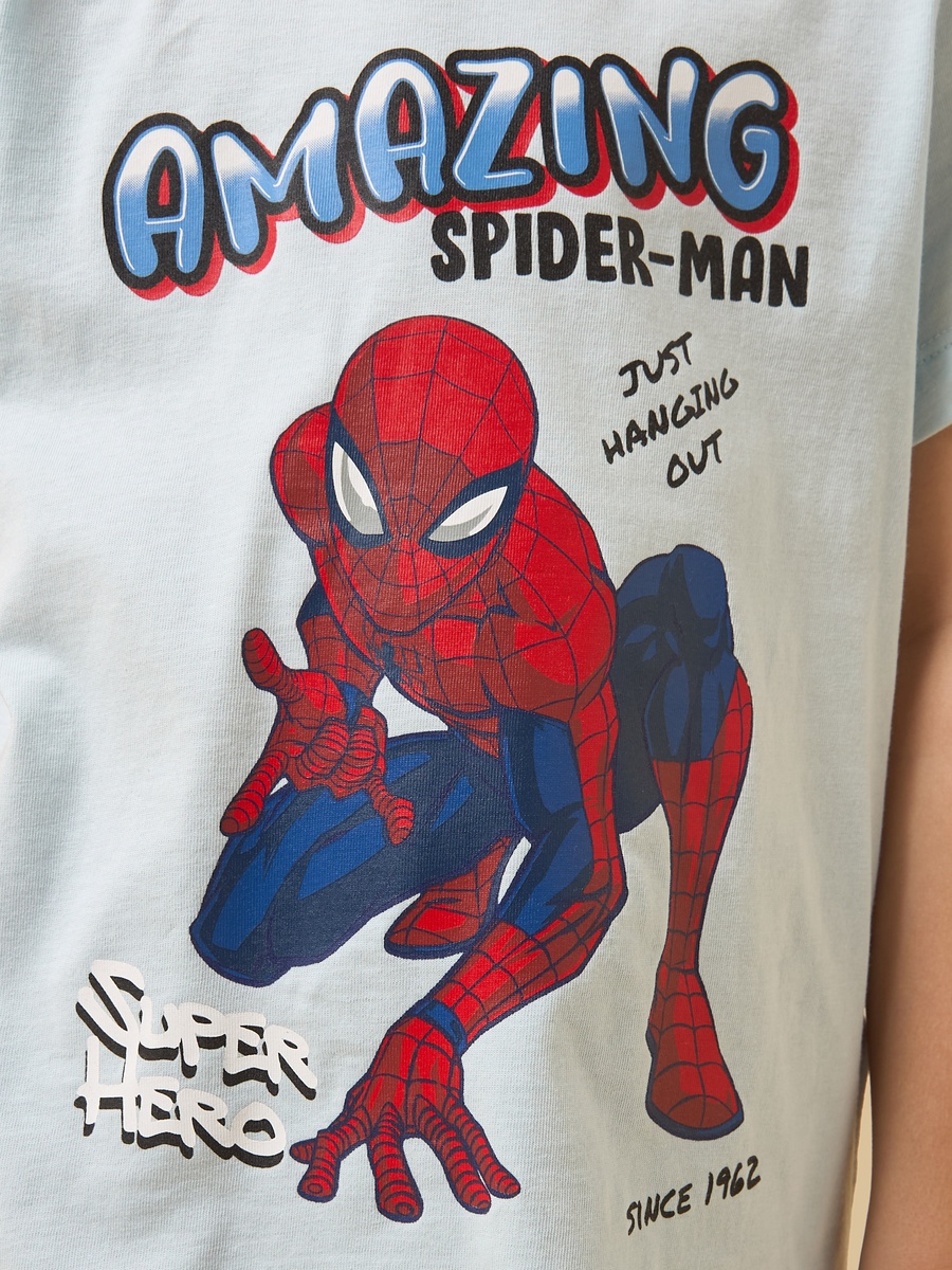 Pack of 2 - Spider-Man Print Cotton Shorts Set