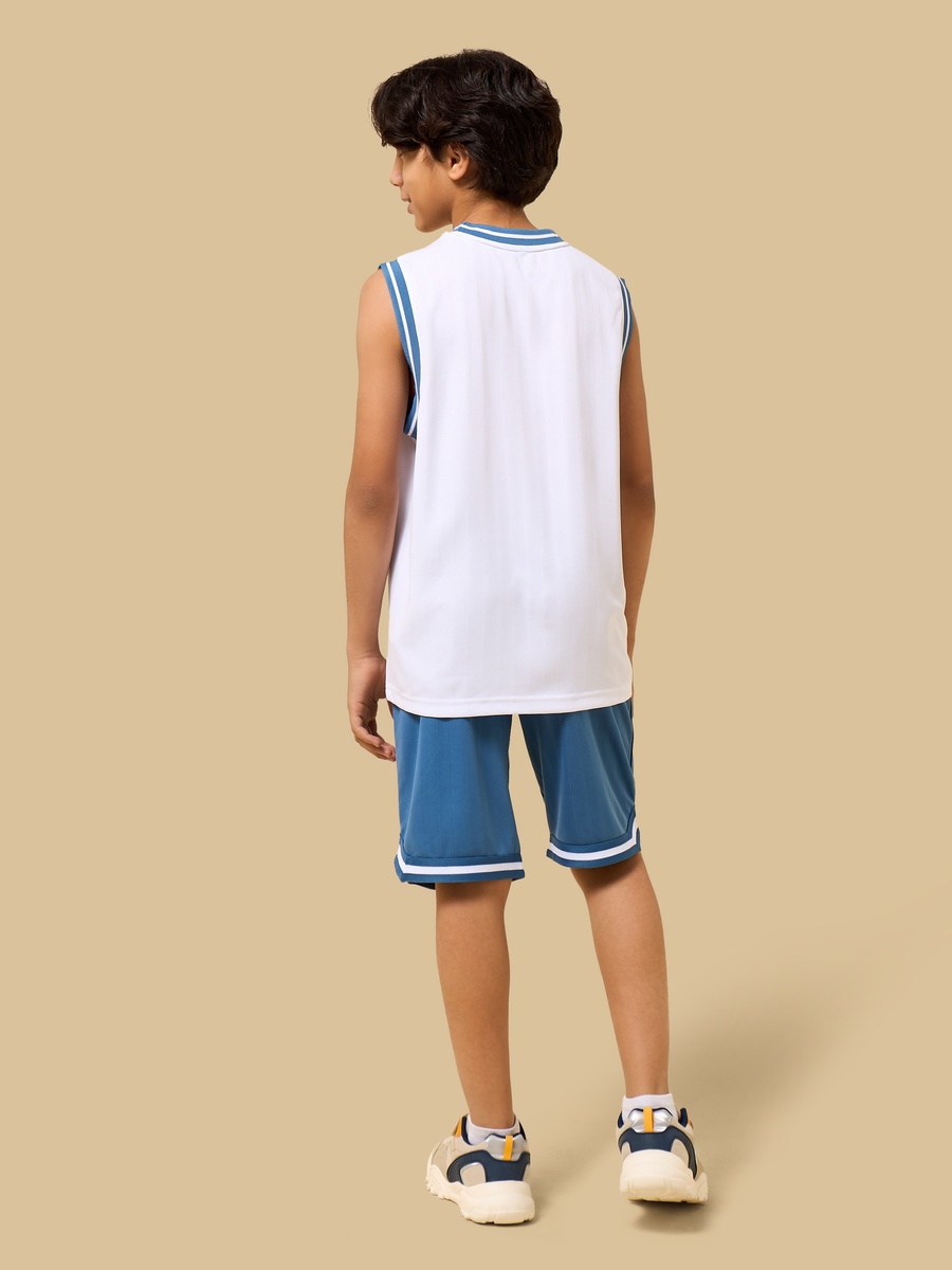 Brooklyn Nets Print Vest and Shorts Set