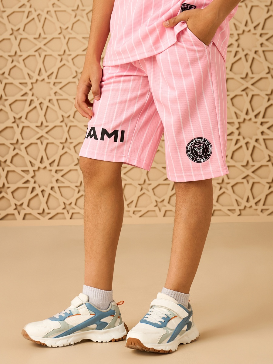 Inter Miami CF Print T-Shirt and Shorts Set