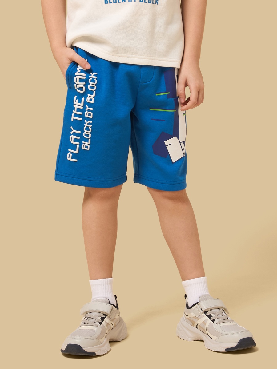 Minecraft Print T-Shirt and Shorts Set