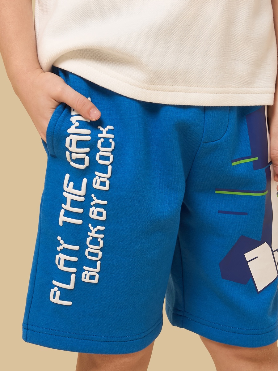Minecraft Print T-Shirt and Shorts Set