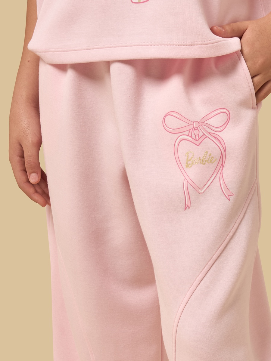Barbie Print Barrel Fit Pants