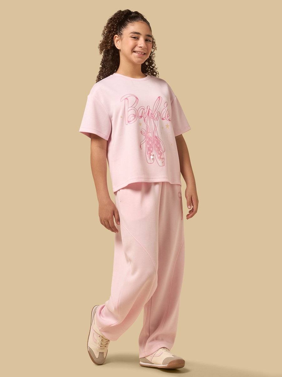 Barbie Print Barrel Fit Pants
