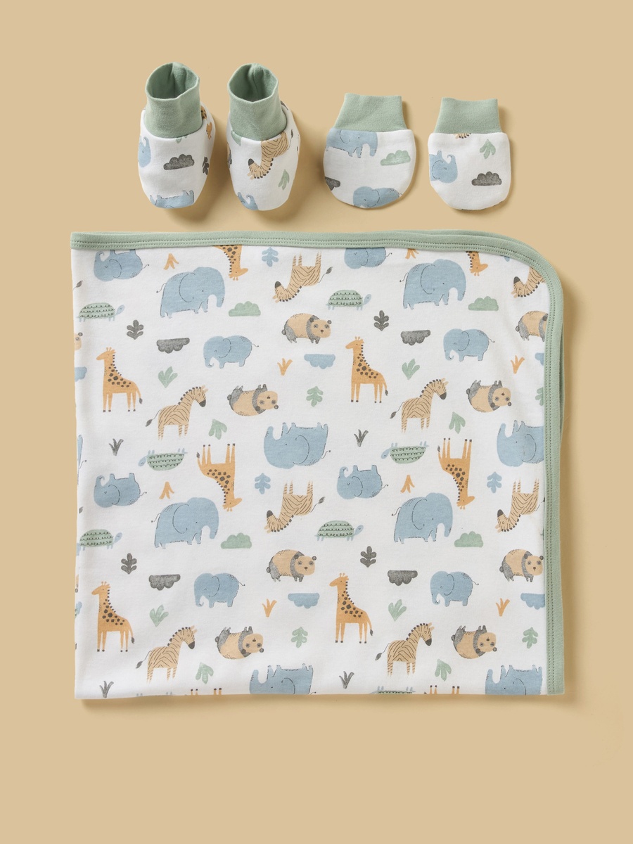 Safari Animal Print 7-Piece Gift Set