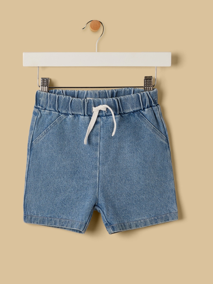Aquatic 3D Applique Cotton T-Shirt and Shorts Set