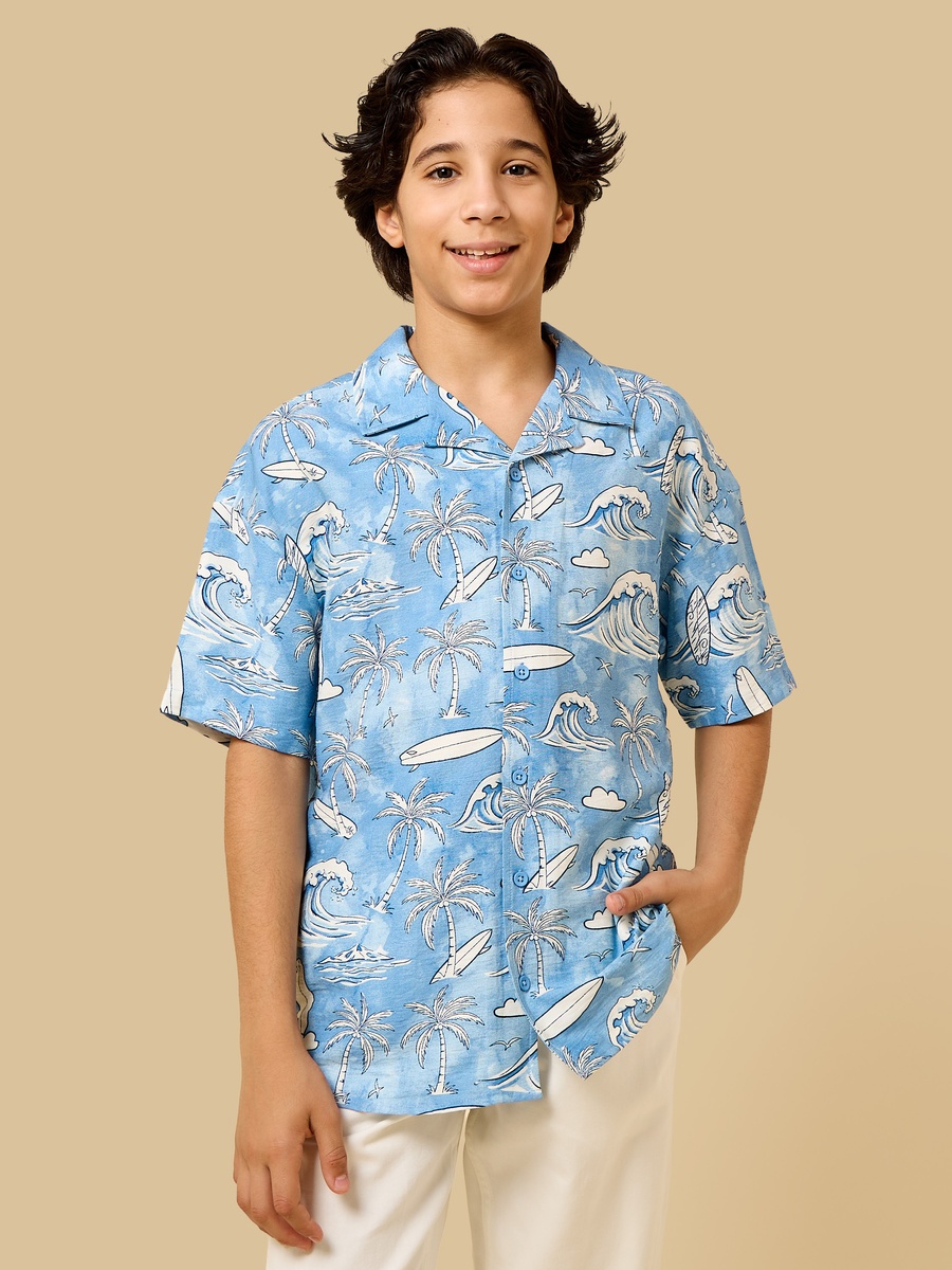 All-Over Print Resort Shirt