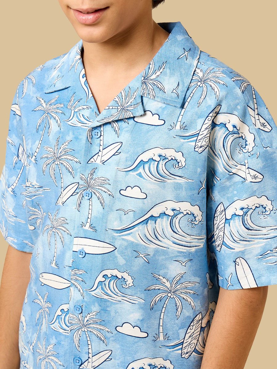 All-Over Print Resort Shirt