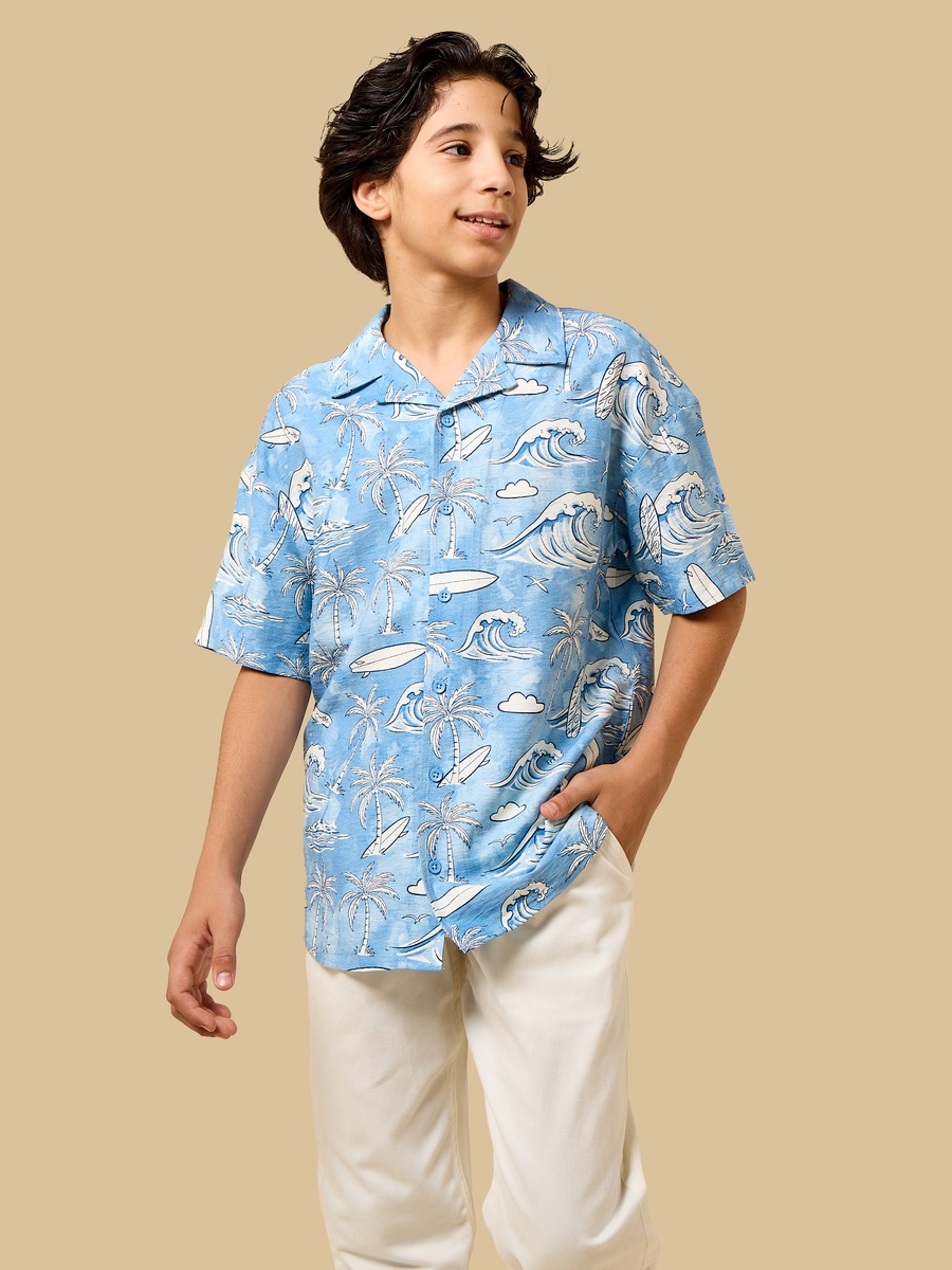 All-Over Print Resort Shirt