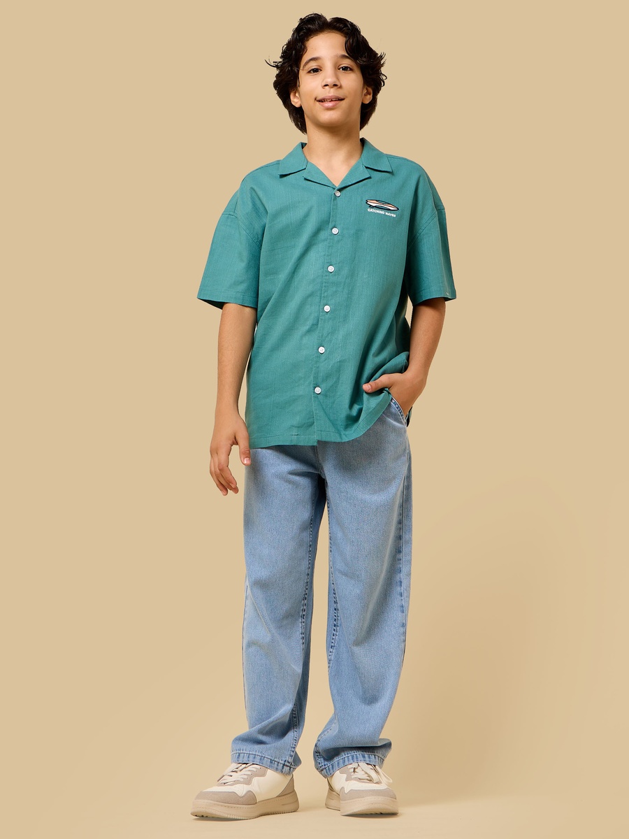 Poplin Embroidered Shirt