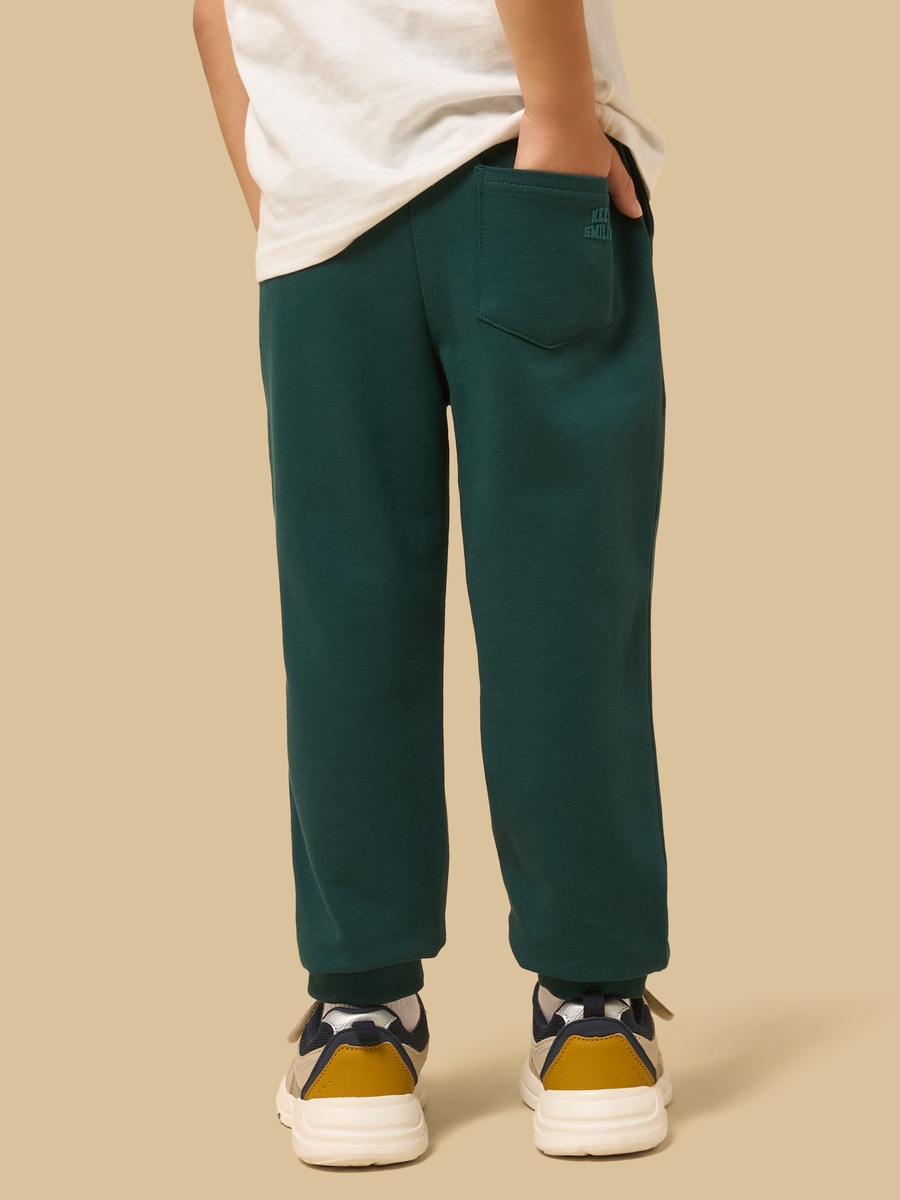 Plain Regular Fit Cotton Joggers