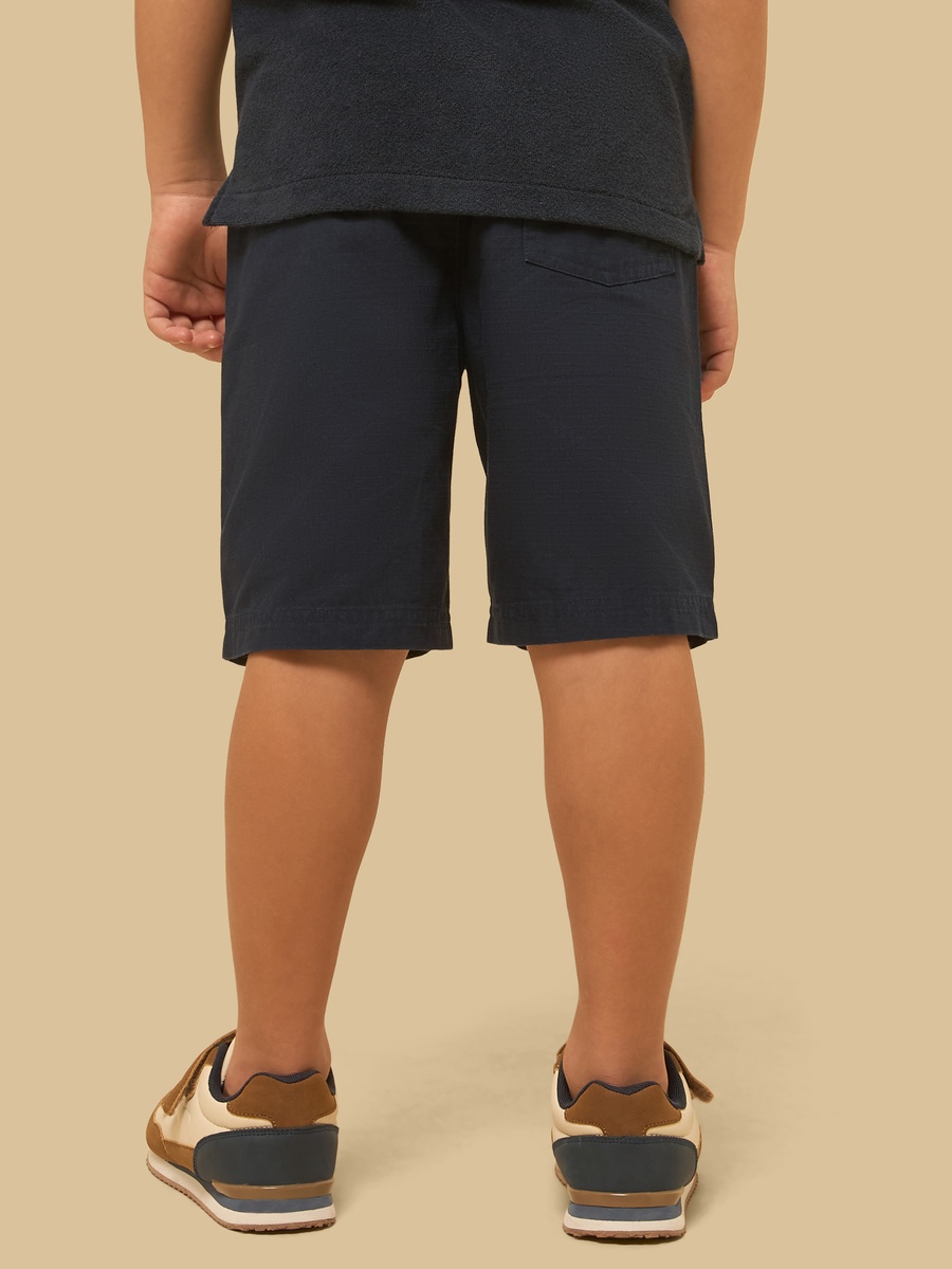 Embroidered Pull-On Shorts