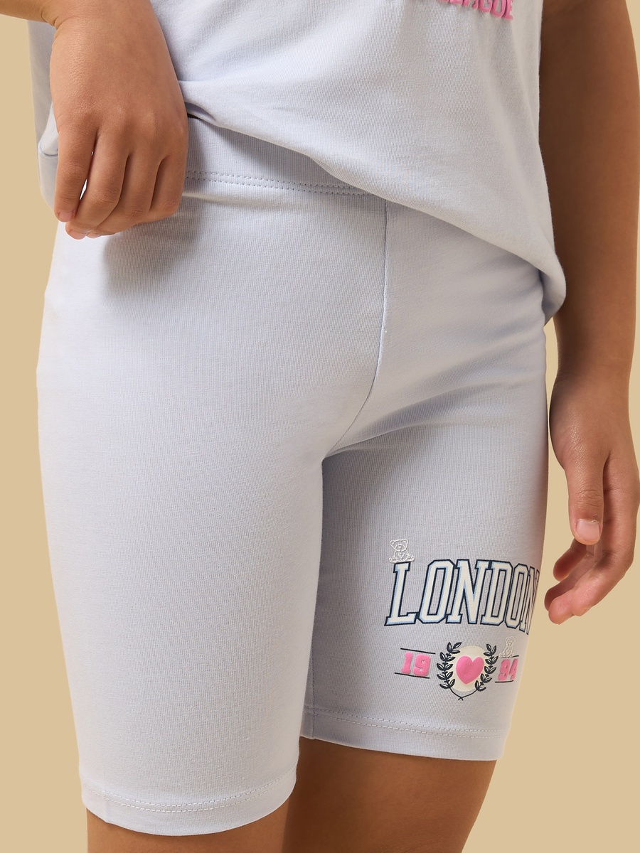 London Print Short Leggings