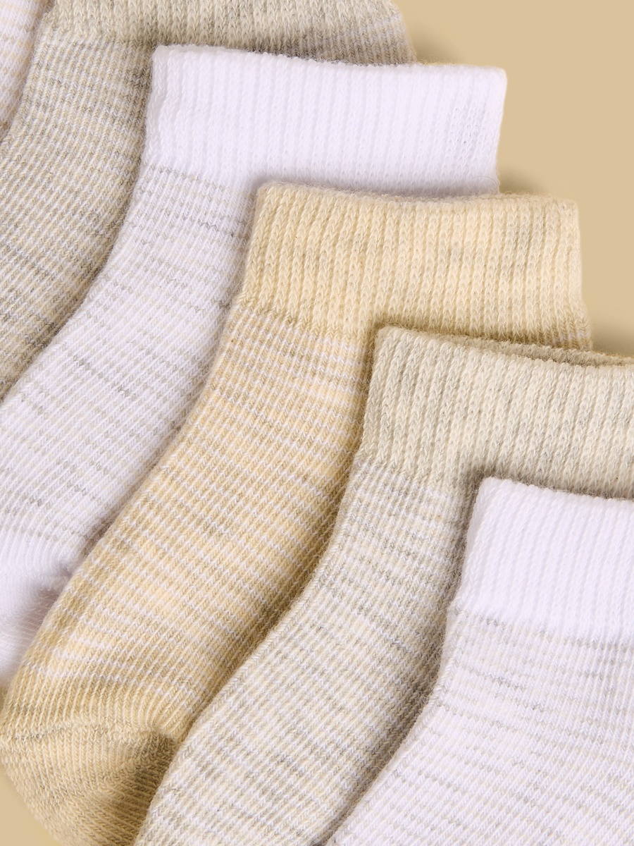 Pack of 6 - Textured Ankle Length Socks