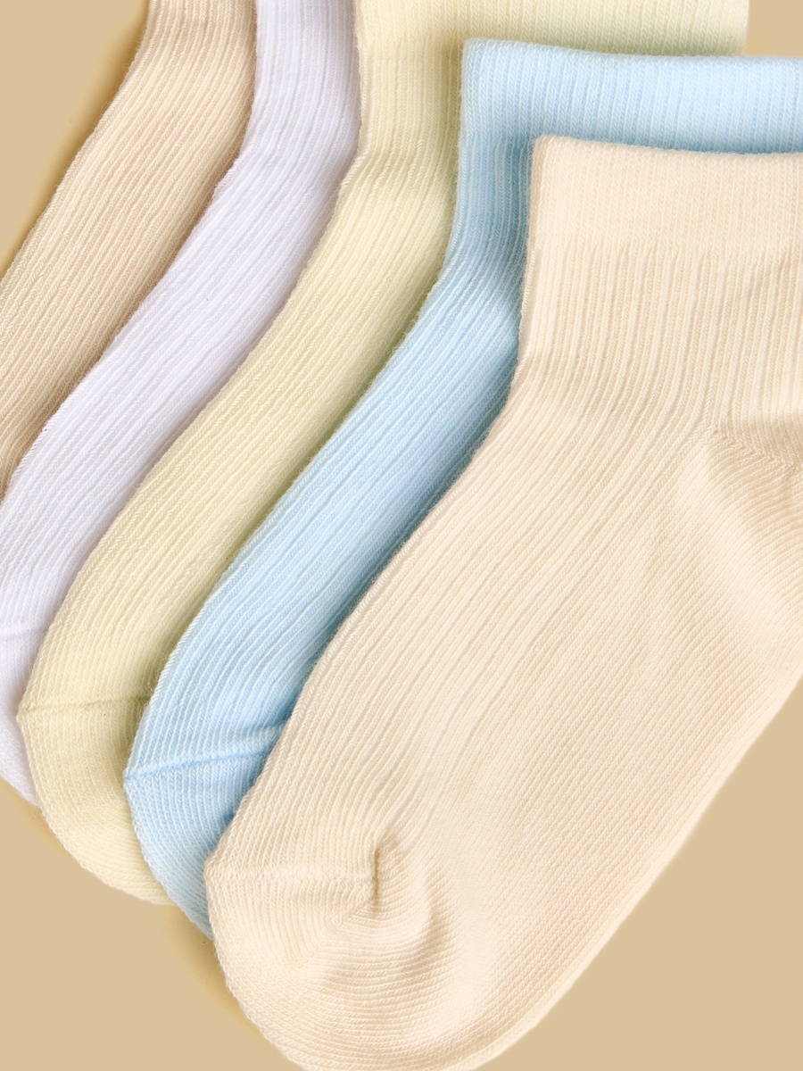 Pack of 5 - Ribbed Ankle Length Socks