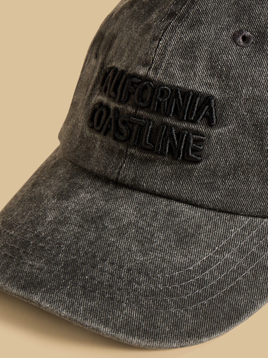 Embroidered Cap with Hook and Loop Strap Closure