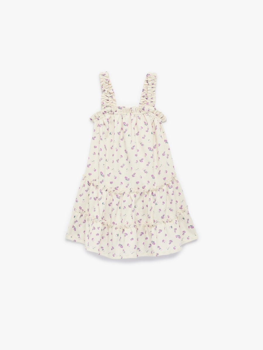 Sleeveless Floral Dress