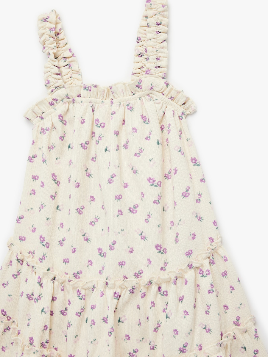 Sleeveless Floral Dress