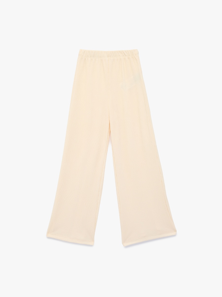 Plain Wide Leg Trousers