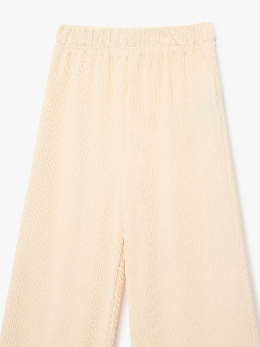 Plain Wide Leg Trousers