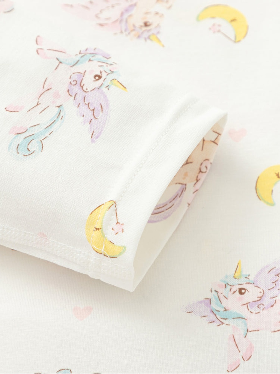 Printed Pajama Set with Long Sleeves