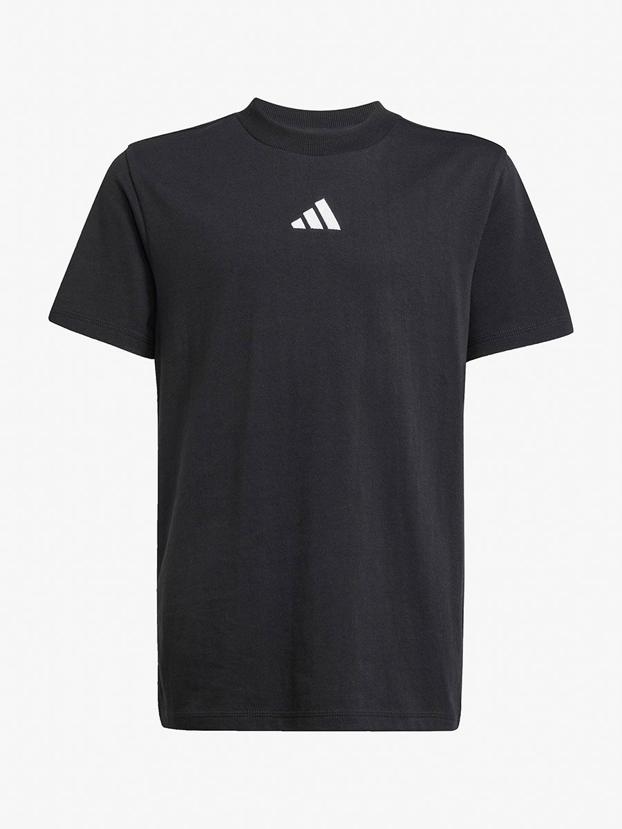 Boys Black Logo Print T-Shirt