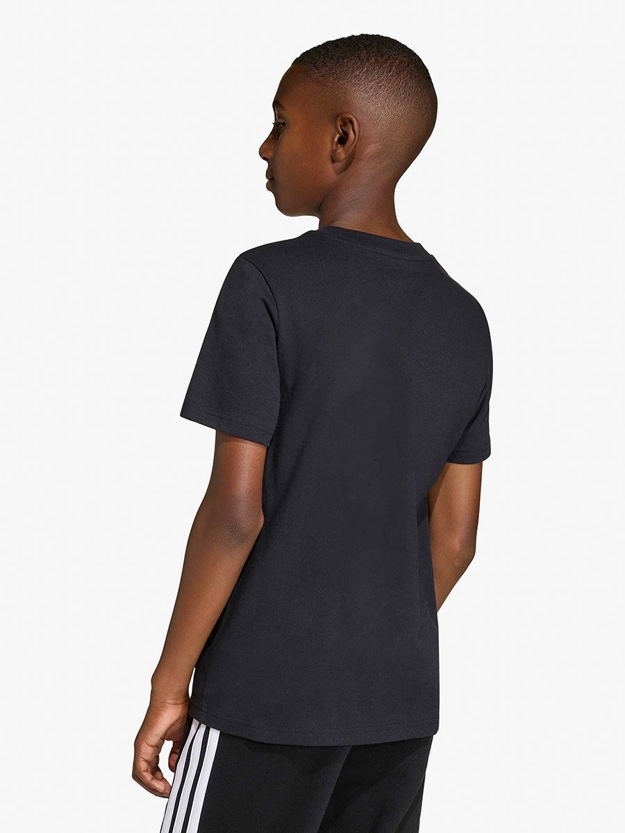 Boys Black Moto Graphic Print T-Shirt