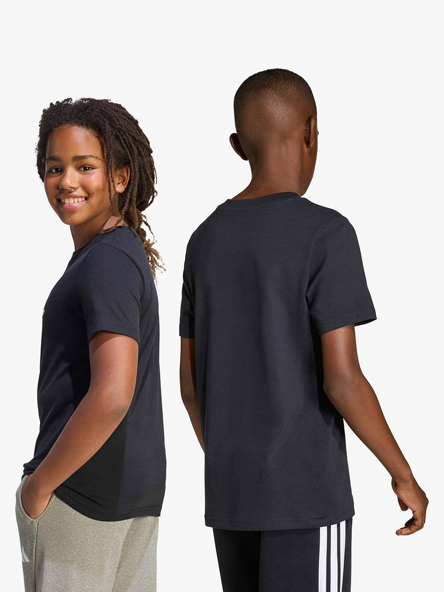 Boys Black Moto Graphic Print T-Shirt