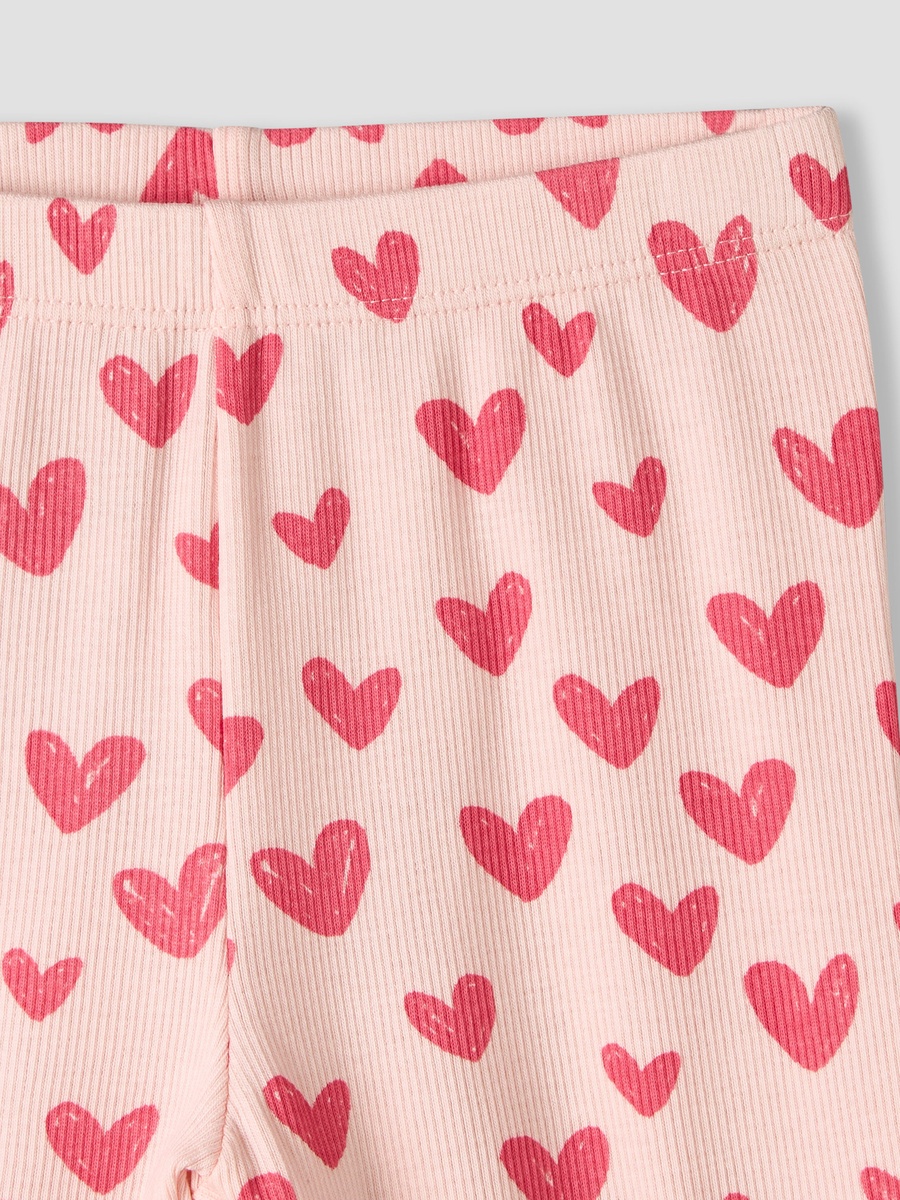 Pack of 2 Leggings with Elasticated Waist