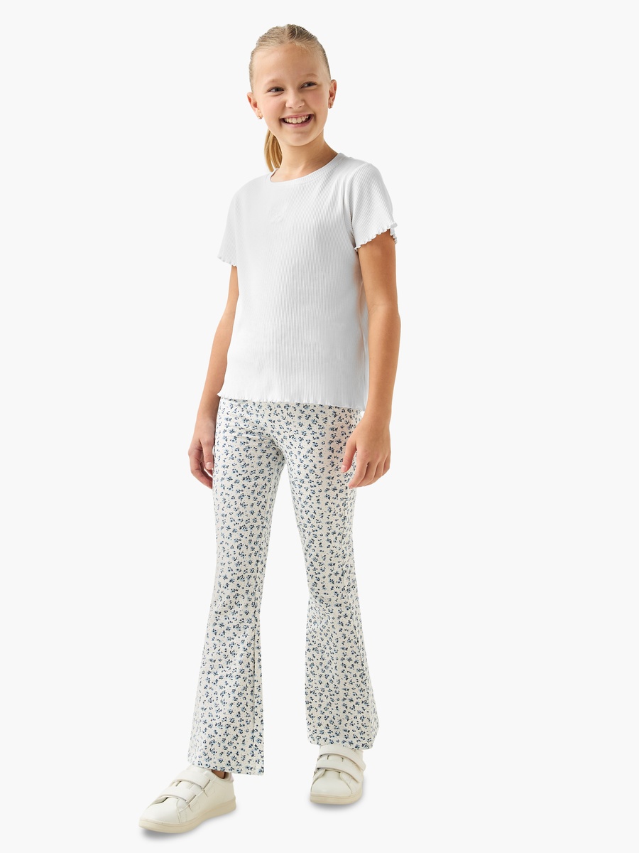 Leggings with Flared Hem