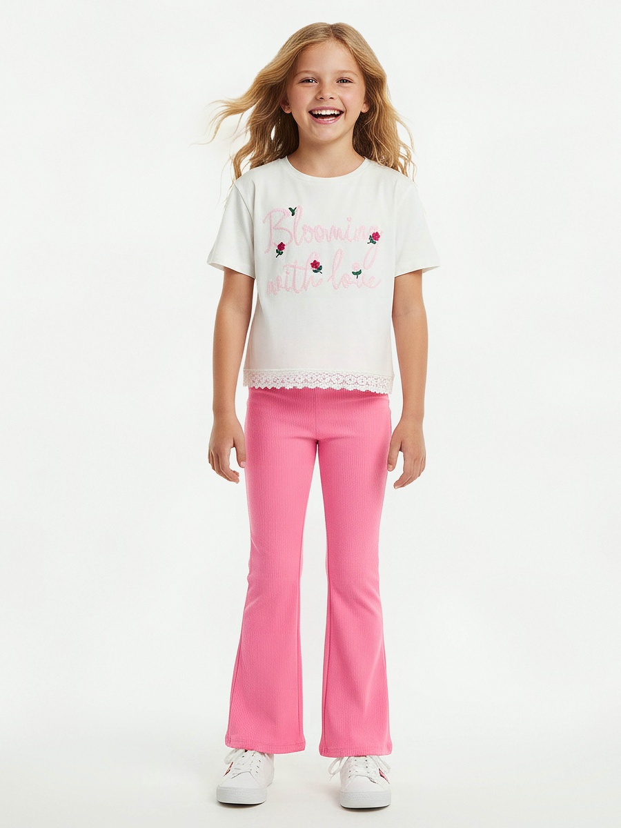 Leggings with Flared Hem