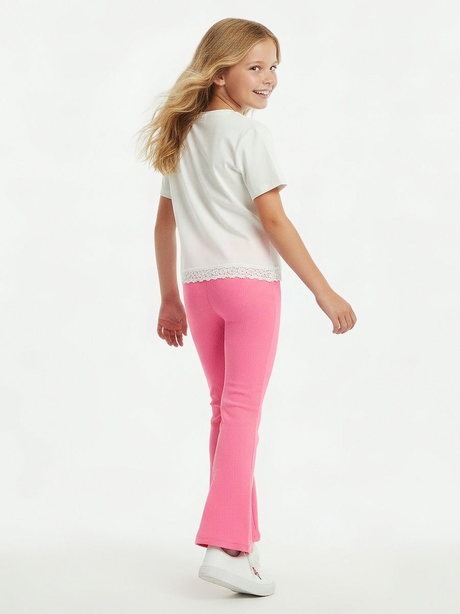 Leggings with Flared Hem