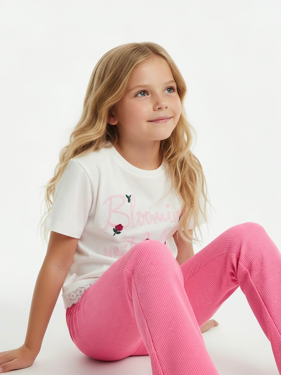 Leggings with Flared Hem