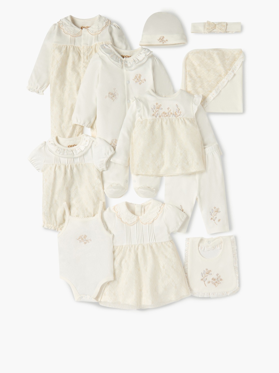 Embroidered Strappy Bodysuit with Snap Button Closure